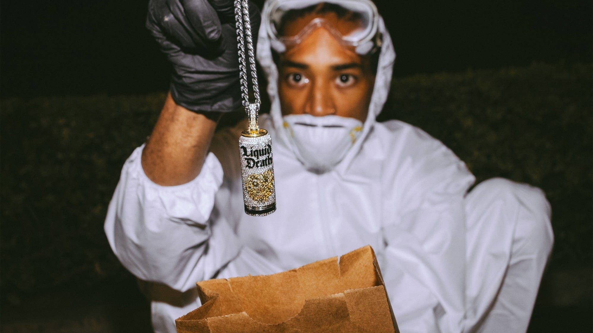 Liquid Death Water King Ice Official License Jewelry