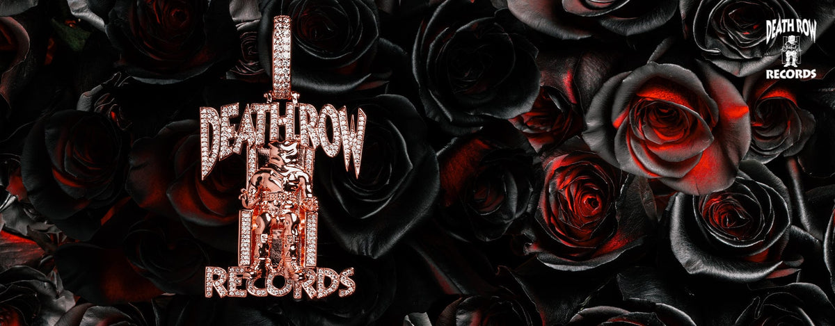 Death Row Records x King Ice: The Official Iced-Out Logo Necklace That