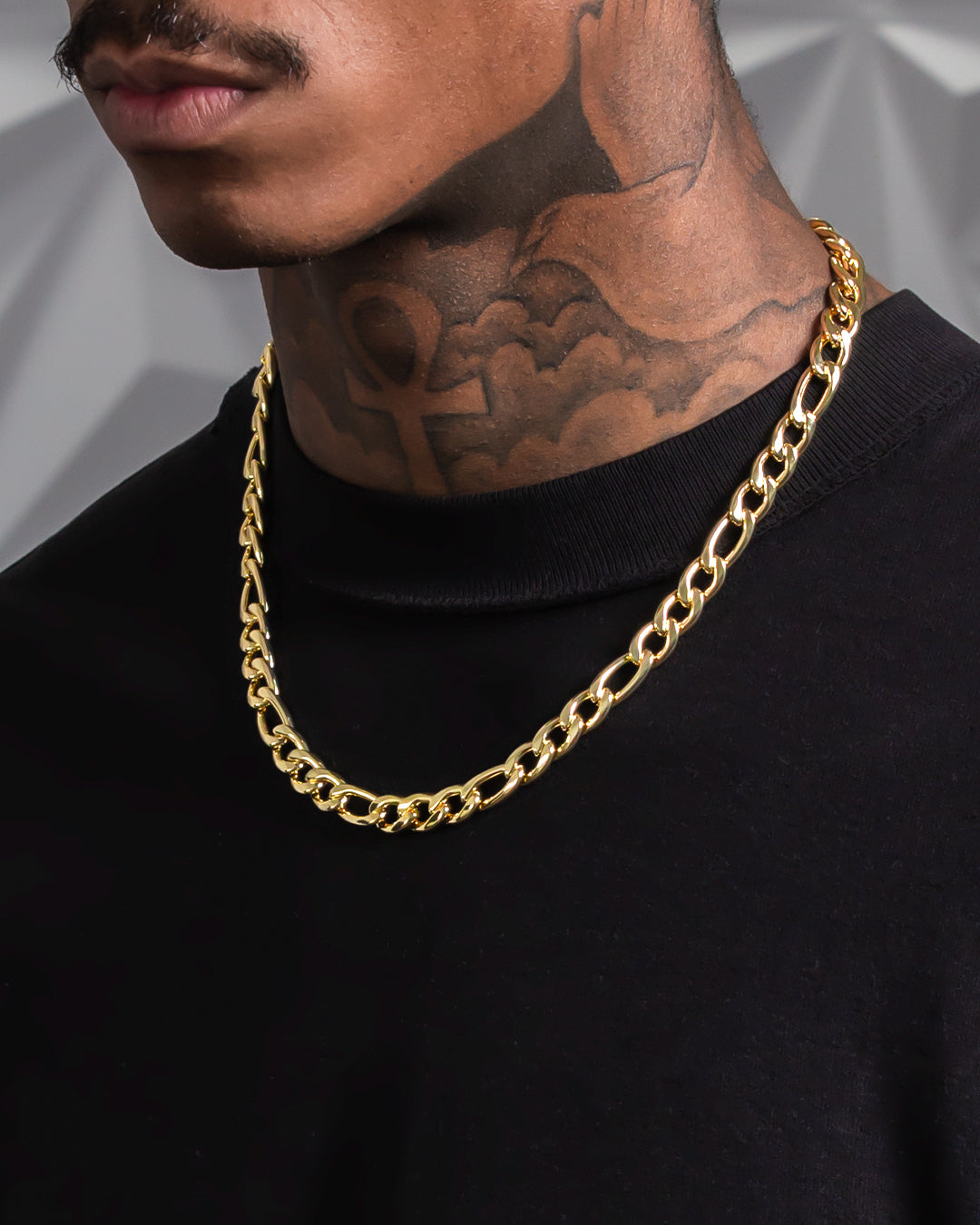 10mm Italian Figaro Chain in by King Ice