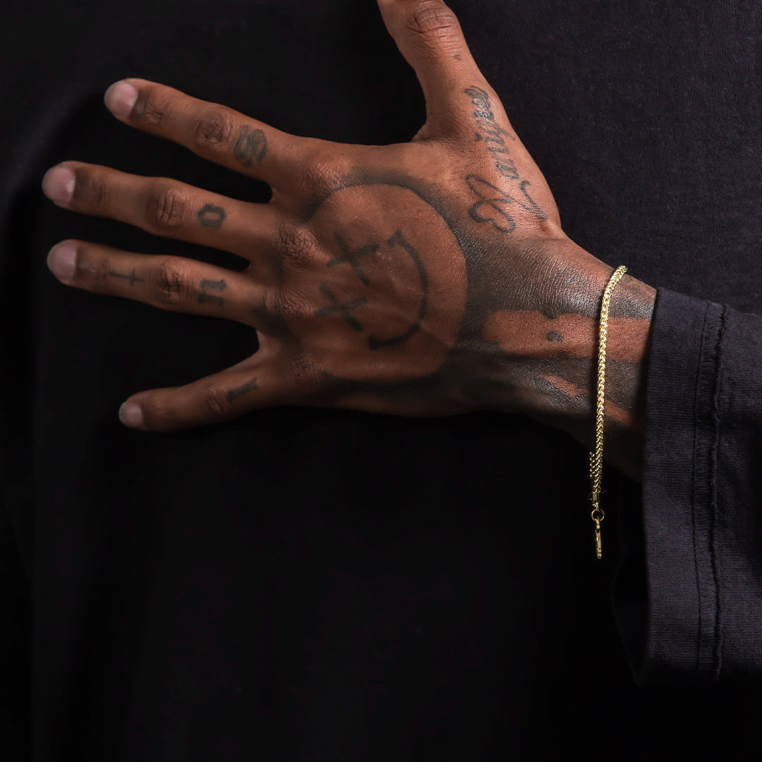 3mm Franco Bracelet in by King Ice