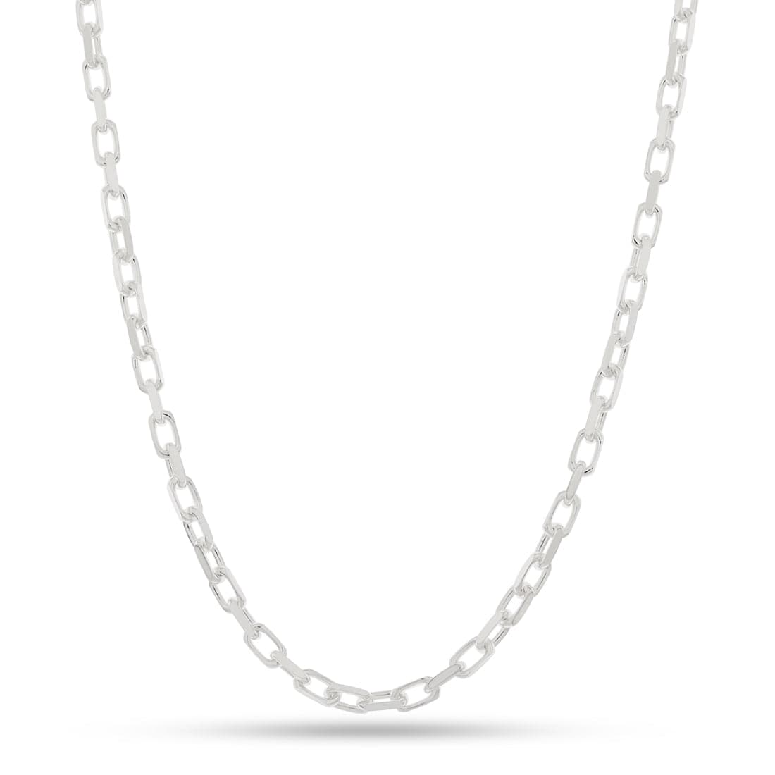 3mm Italian Sterling Silver Anchor Chain in 22" by King Ice