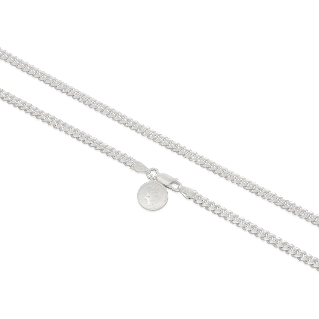 4mm Italian Sterling Silver Miami Cuban Link Chain in 22" by King Ice