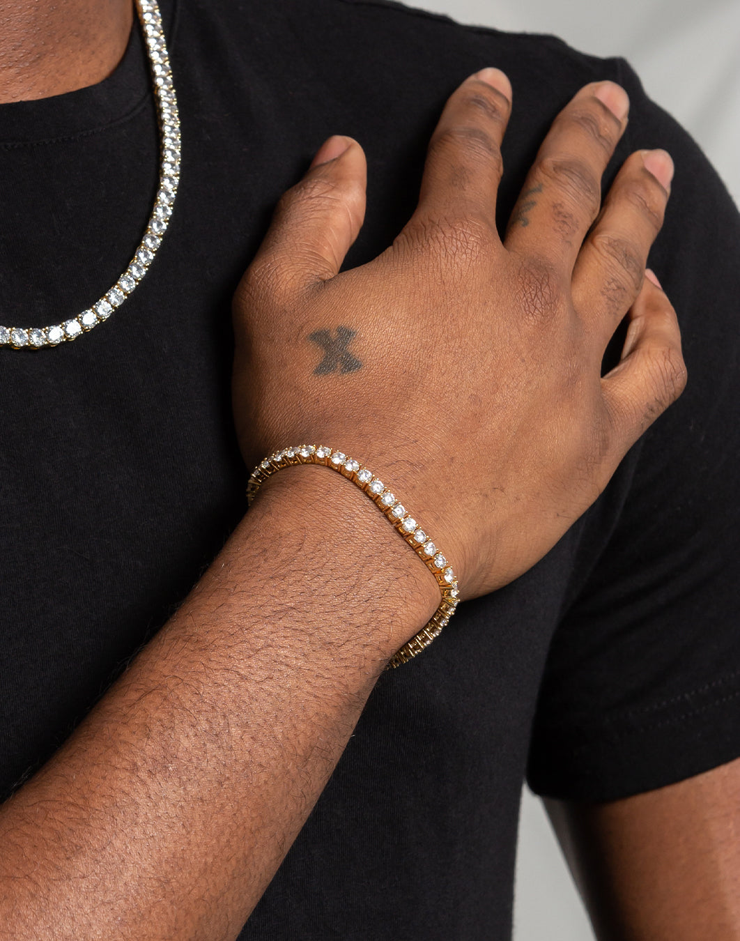 4mm Tennis Bracelet in by King Ice