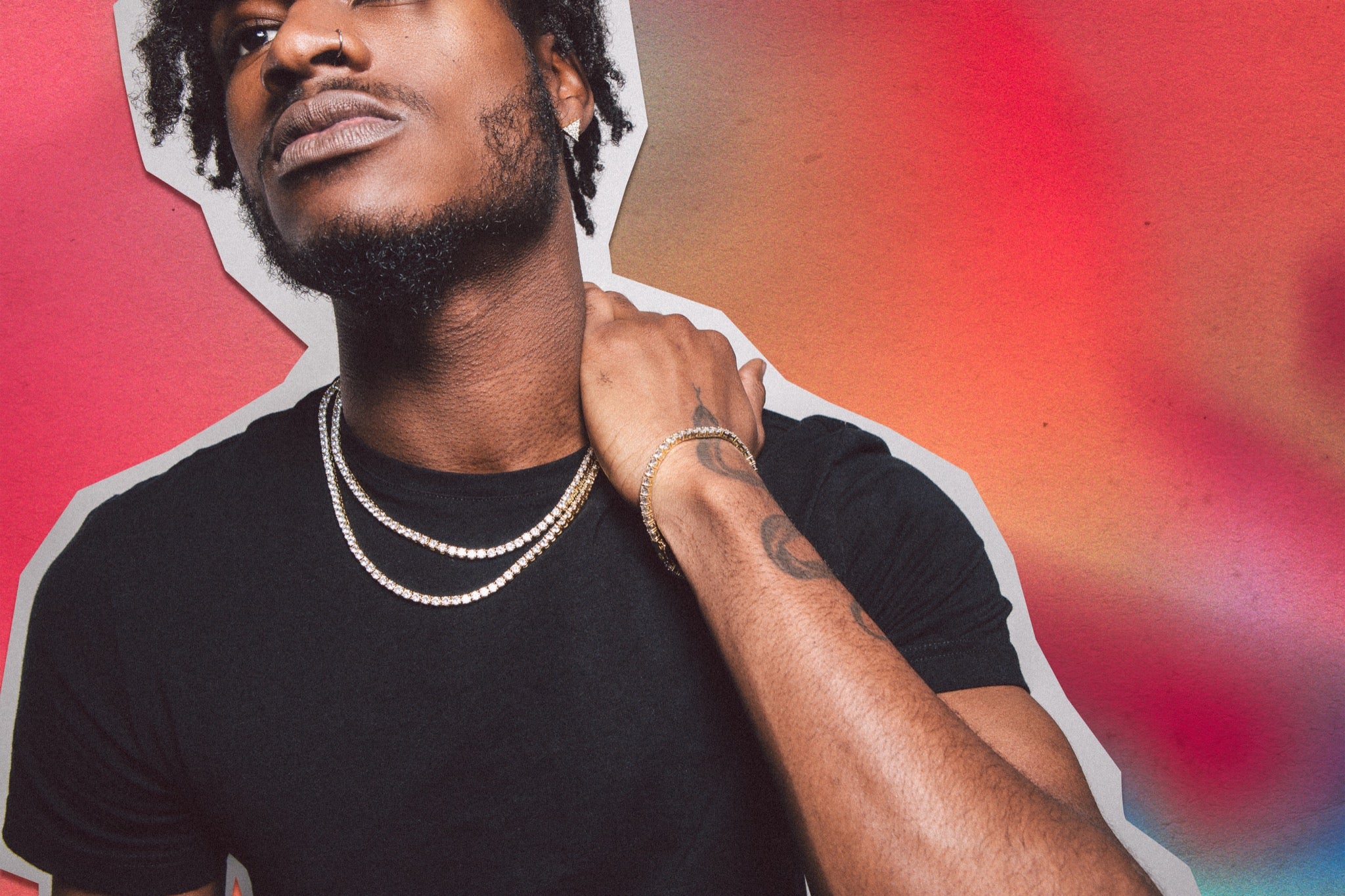 4mm Tennis Chain Choker Set in by King Ice