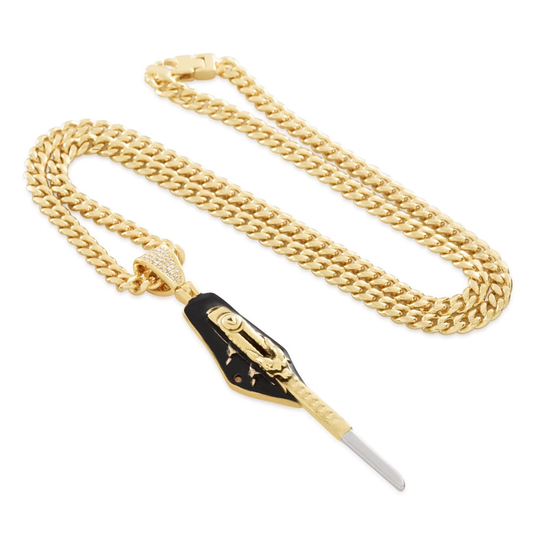 Assassin's Creed x King Ice - Hidden Blade Necklace in by King Ice