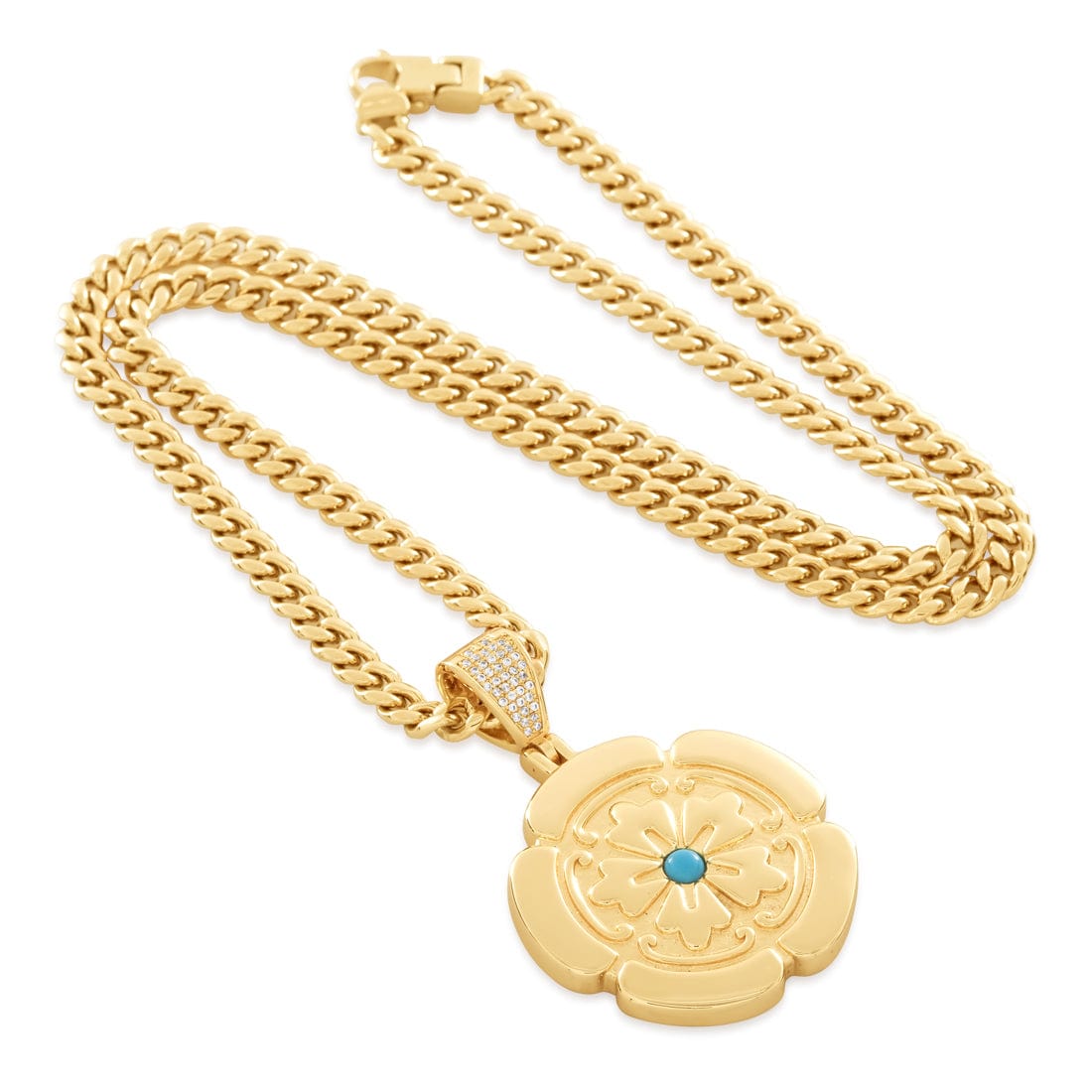 Assassin's Creed x King Ice - Lotus Necklace in by King Ice