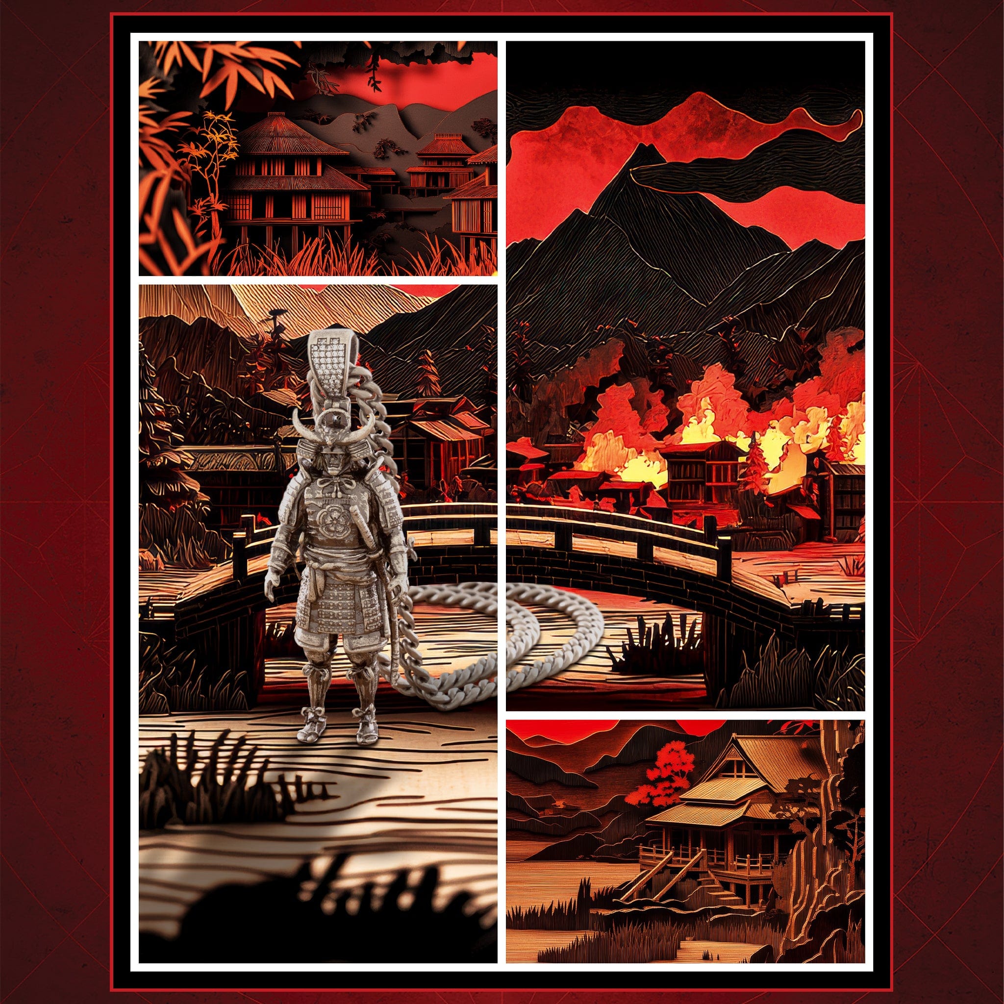 Assassin's Creed x King Ice - Yasuke Necklace in by King Ice