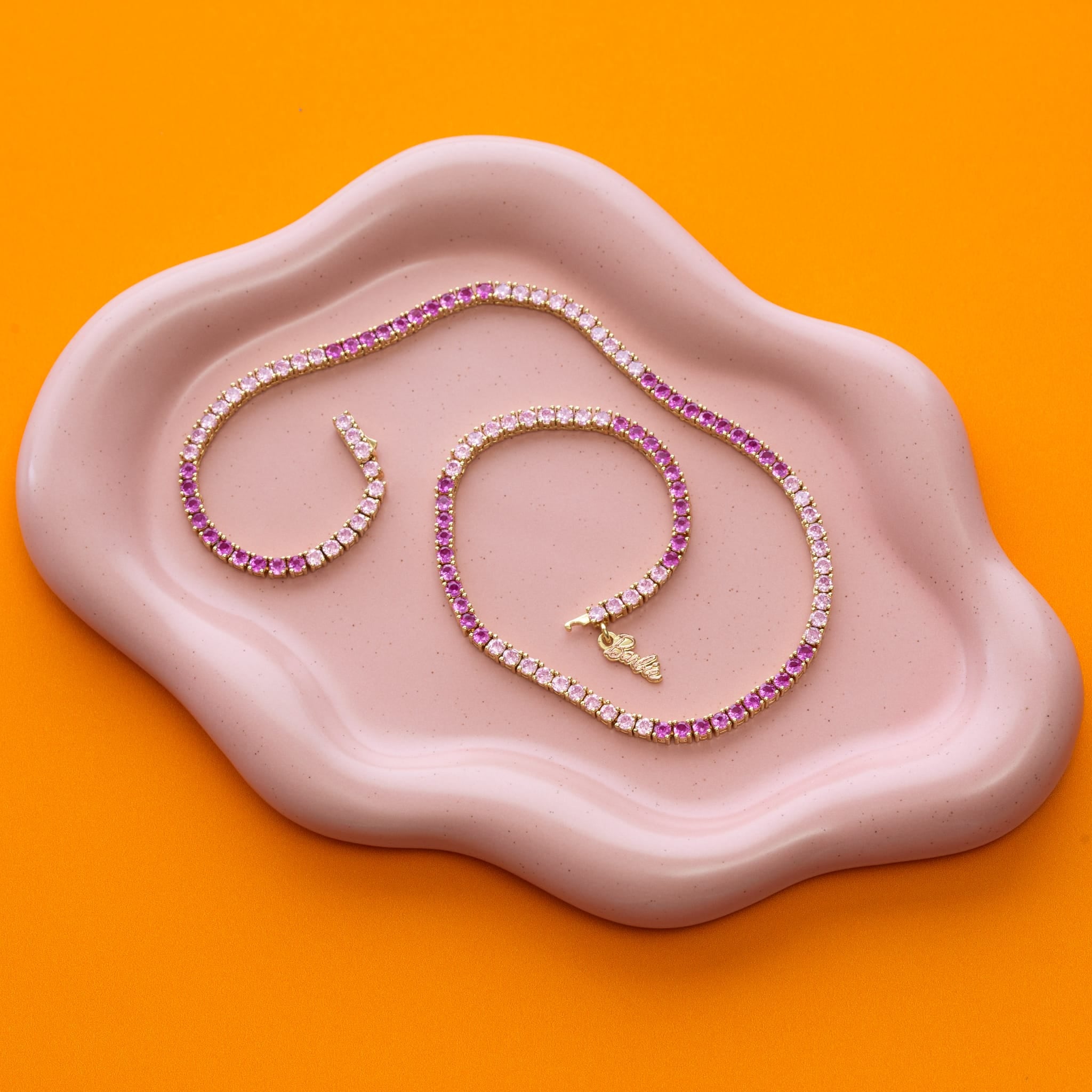 Barbie x King Ice - 3mm You Can Be Anything Tennis Chain in by King Ice