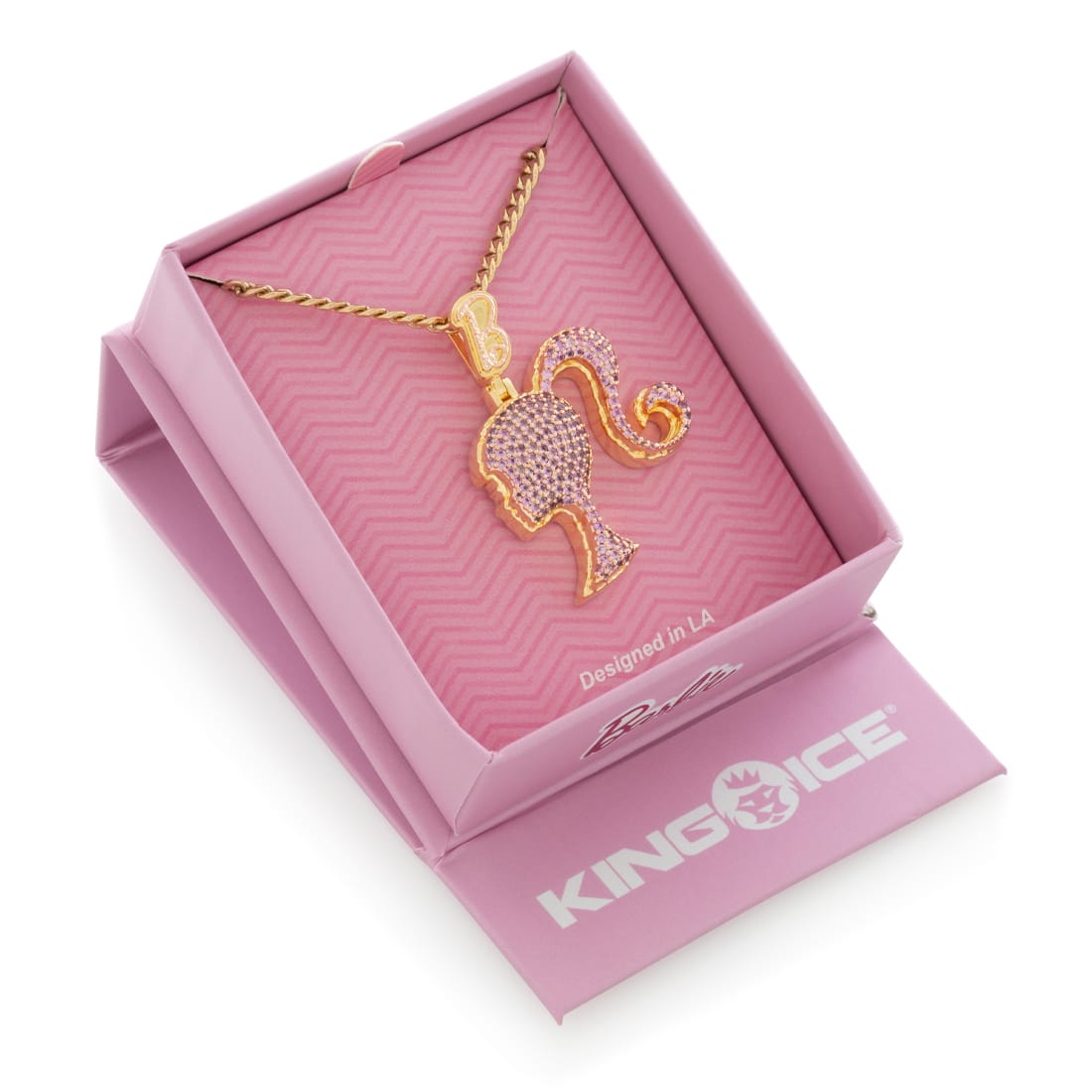 Barbie x King Ice - Silhouette Necklace in 2" by King Ice