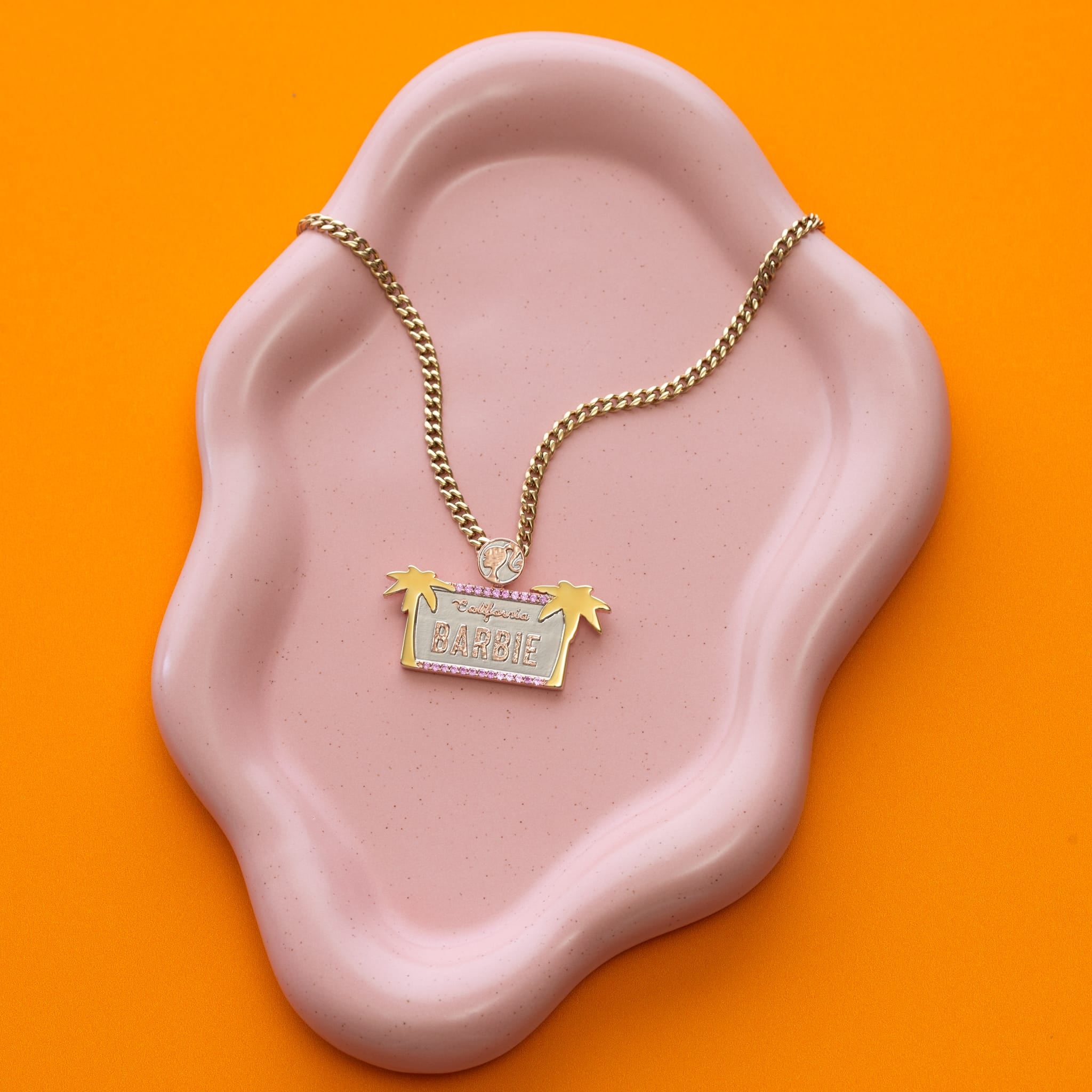 Barbie x King Ice - West Coast, Best Coast Necklace in 2" by King Ice