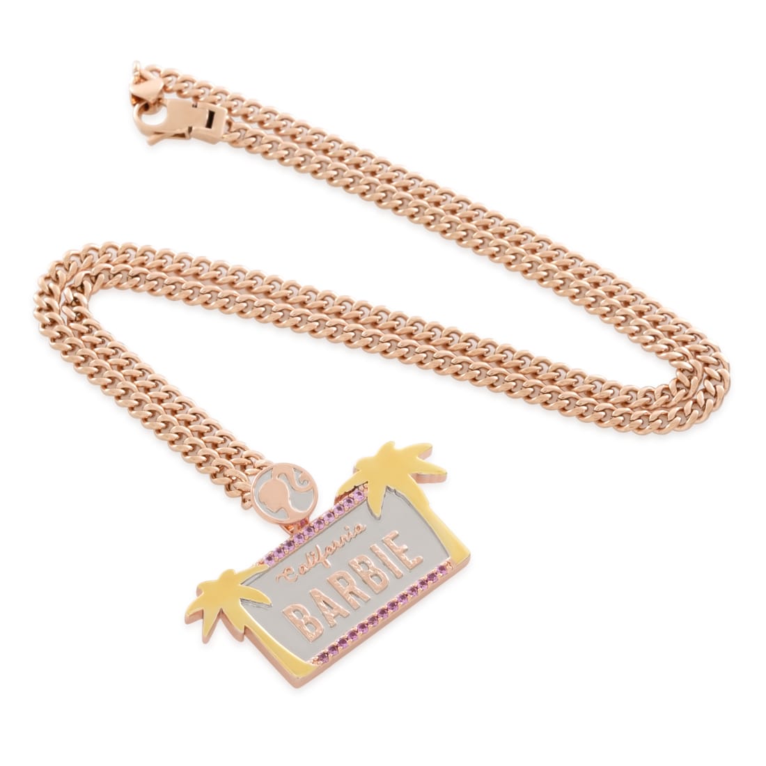 Barbie x King Ice - West Coast, Best Coast Necklace in 2" by King Ice