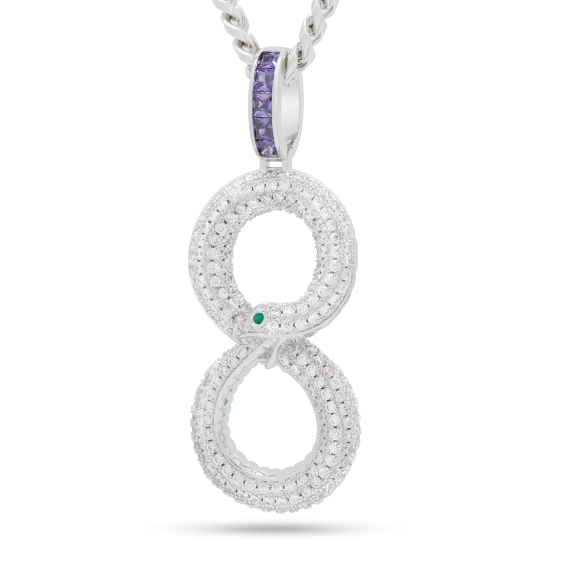 Black Mamba Ouroboros Necklace in by King Ice