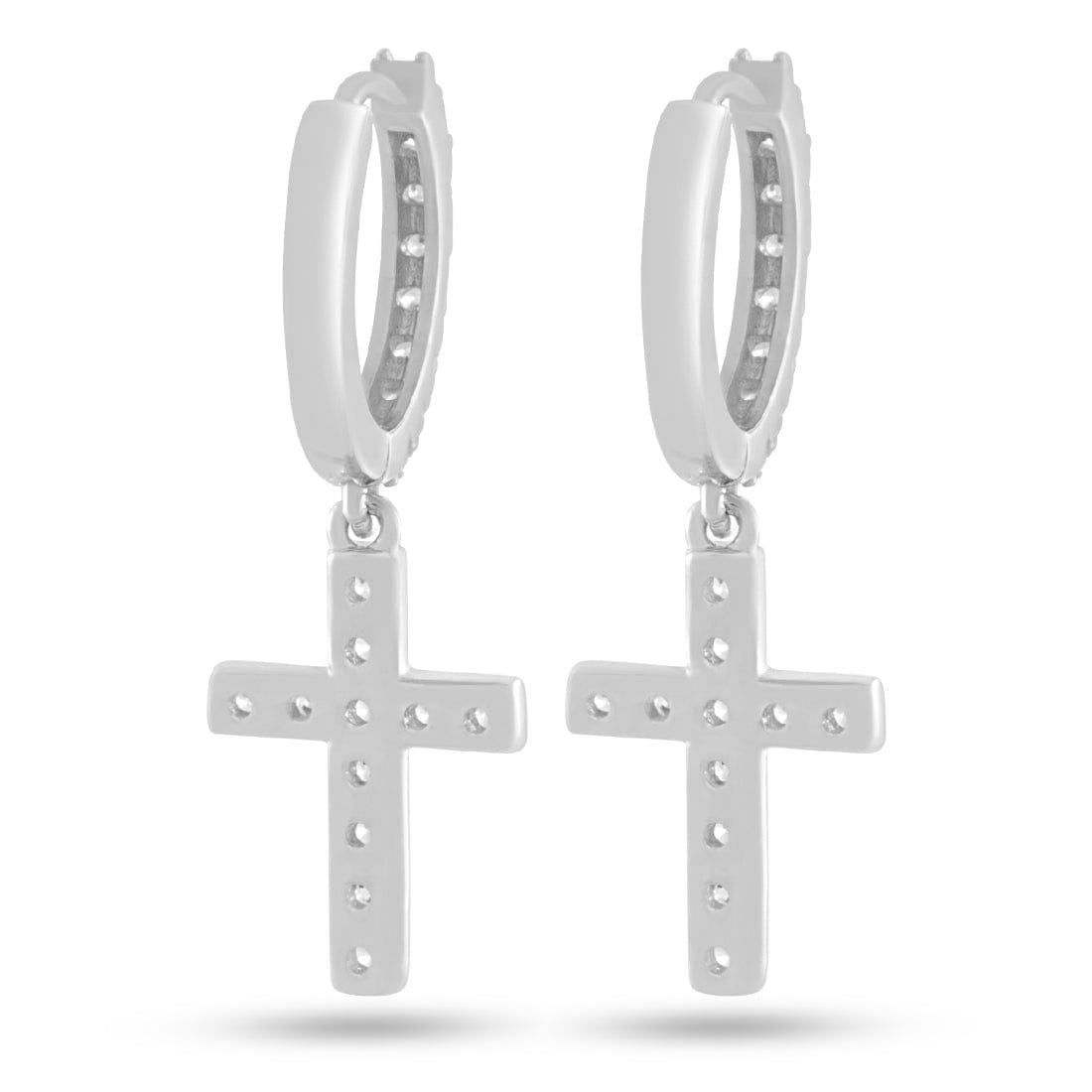 Cross of Centrality Earrings in by King Ice