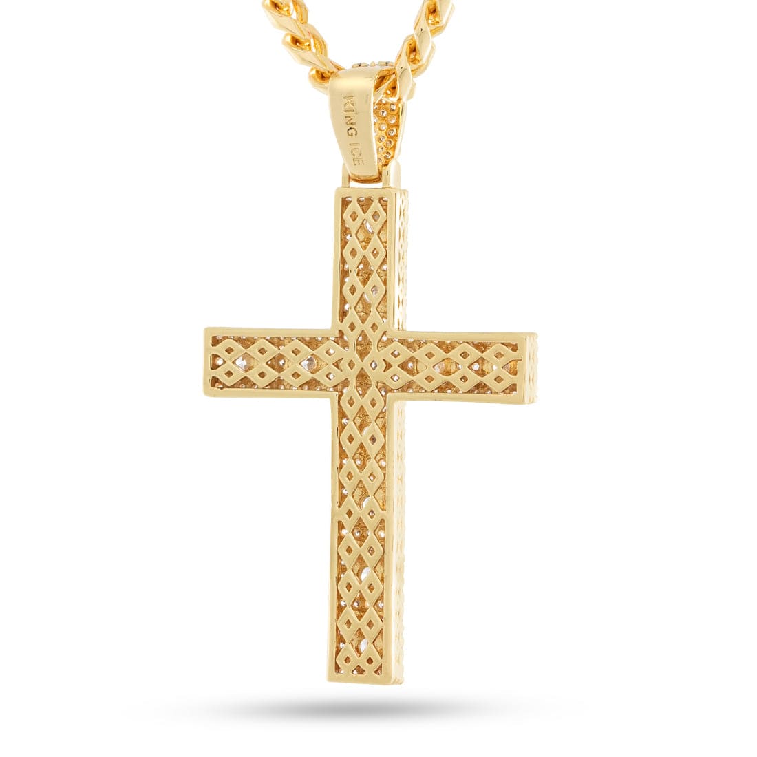 Cross of Centrality Necklace in by King Ice