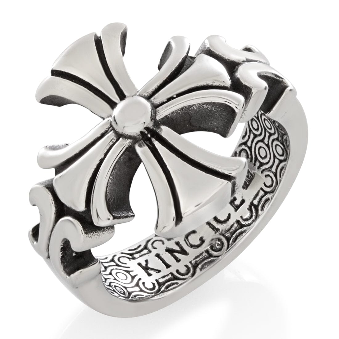 Cross Your Heart Ring in 7 by King Ice