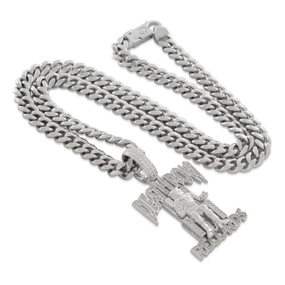 Death Row Records x King Ice - Iced Logo Necklace  in  by King Ice