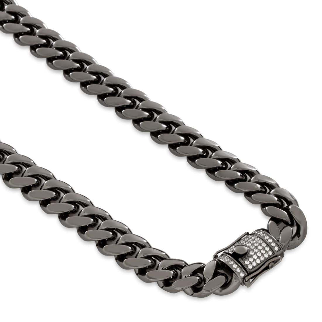 Death Row Records x King Ice - Solid Gold Iced Logo Necklace in Solid Gold / 14K Gold / 2.3" by King Ice