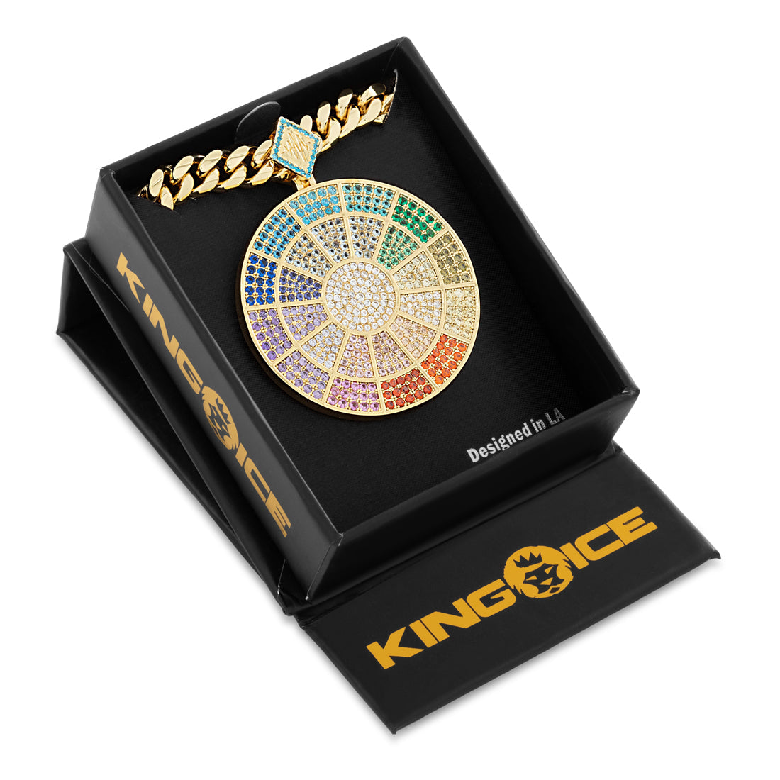 Designed by Mike Zombie - Z Major Necklace in Gold Plated / 14K Gold / 2.3" by King Ice