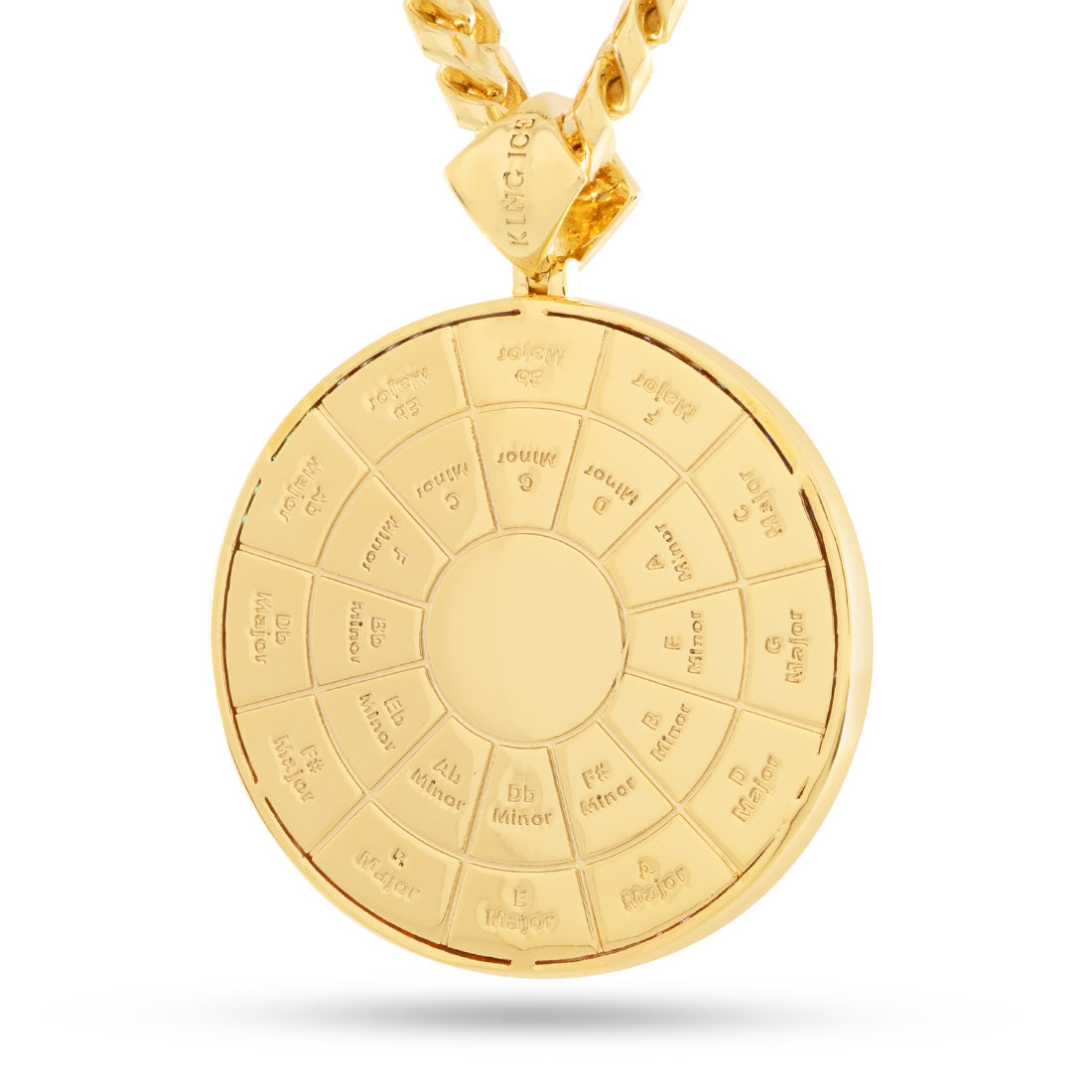 Designed by Mike Zombie - Z Major Necklace in Gold Plated / 14K Gold / 2.3" by King Ice