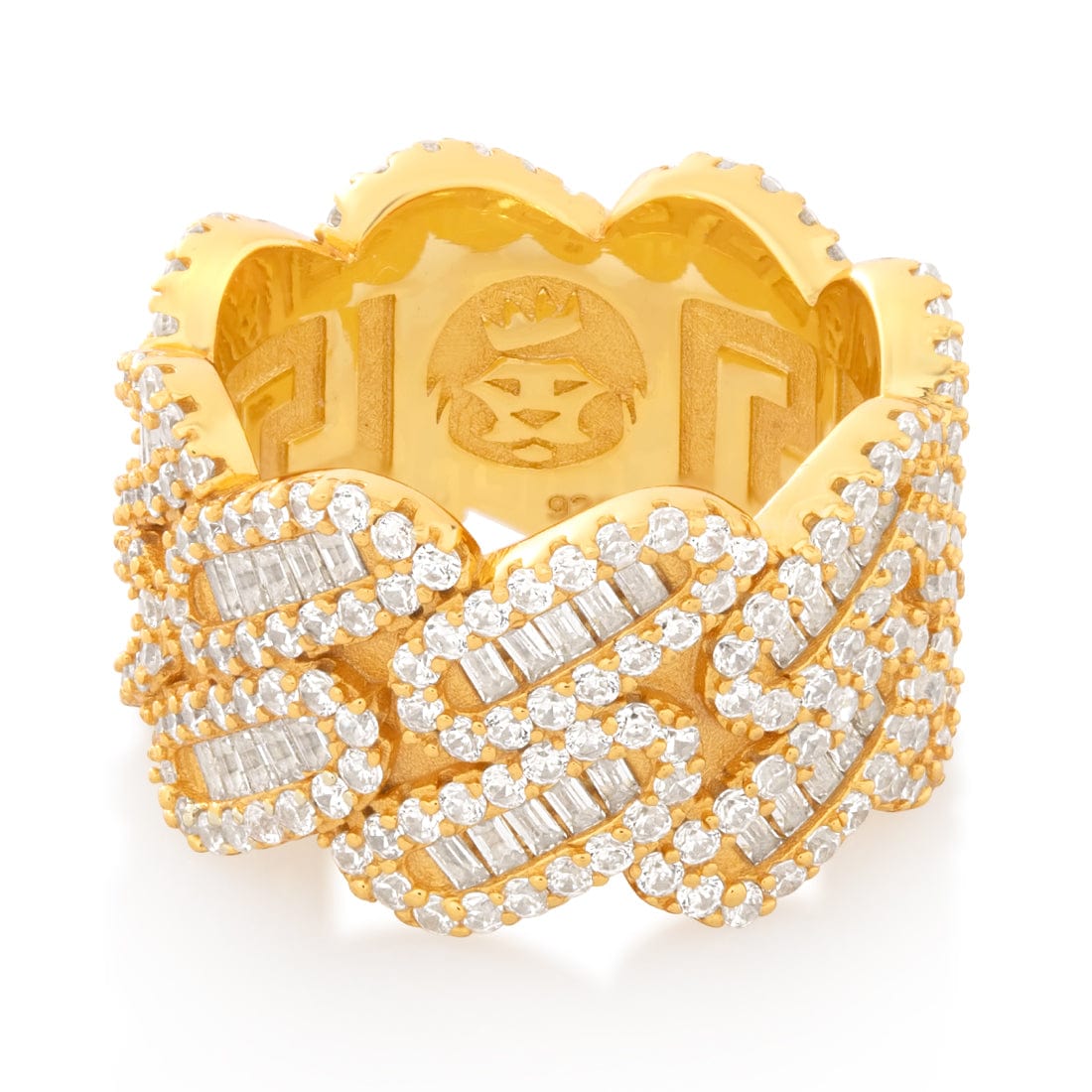 Diamond-Cut Miami Cuban Link Ring in by King Ice