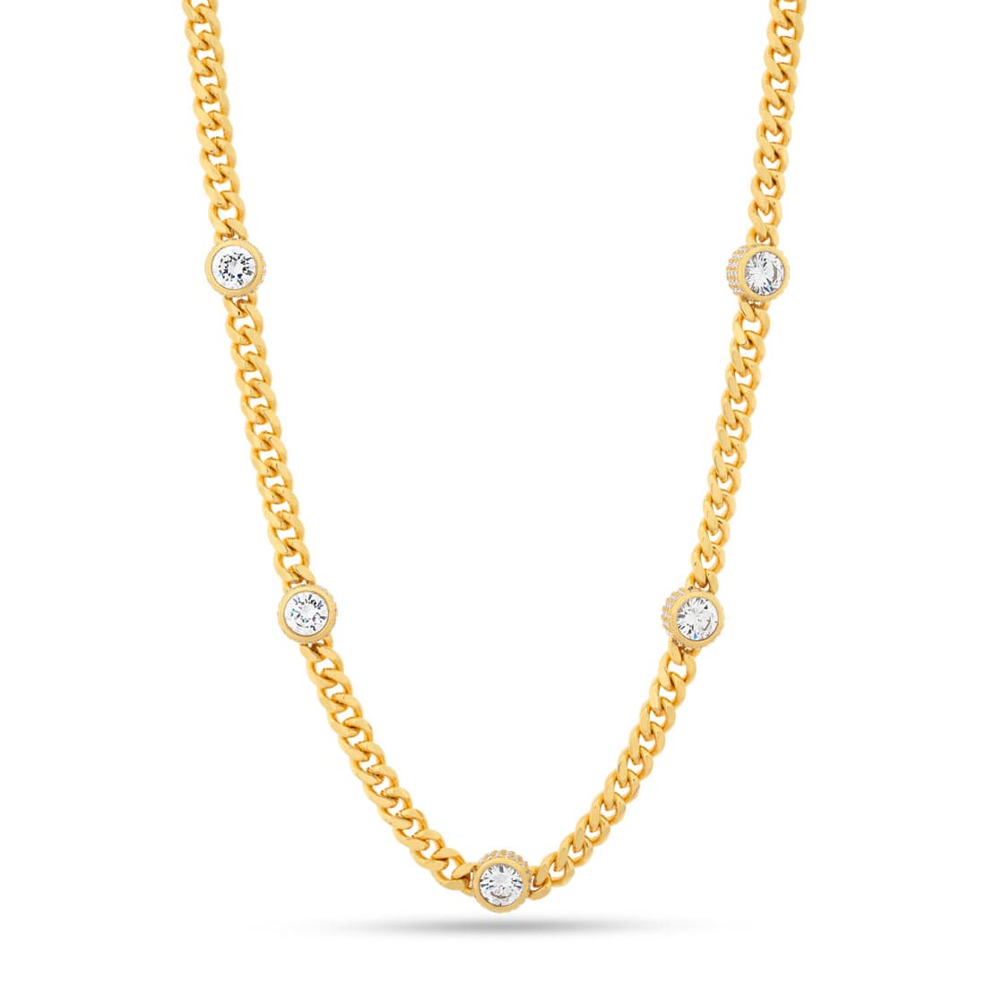Diamonds by the Yard Chain in Gold Plated / 14K Gold / 20" by King Ice