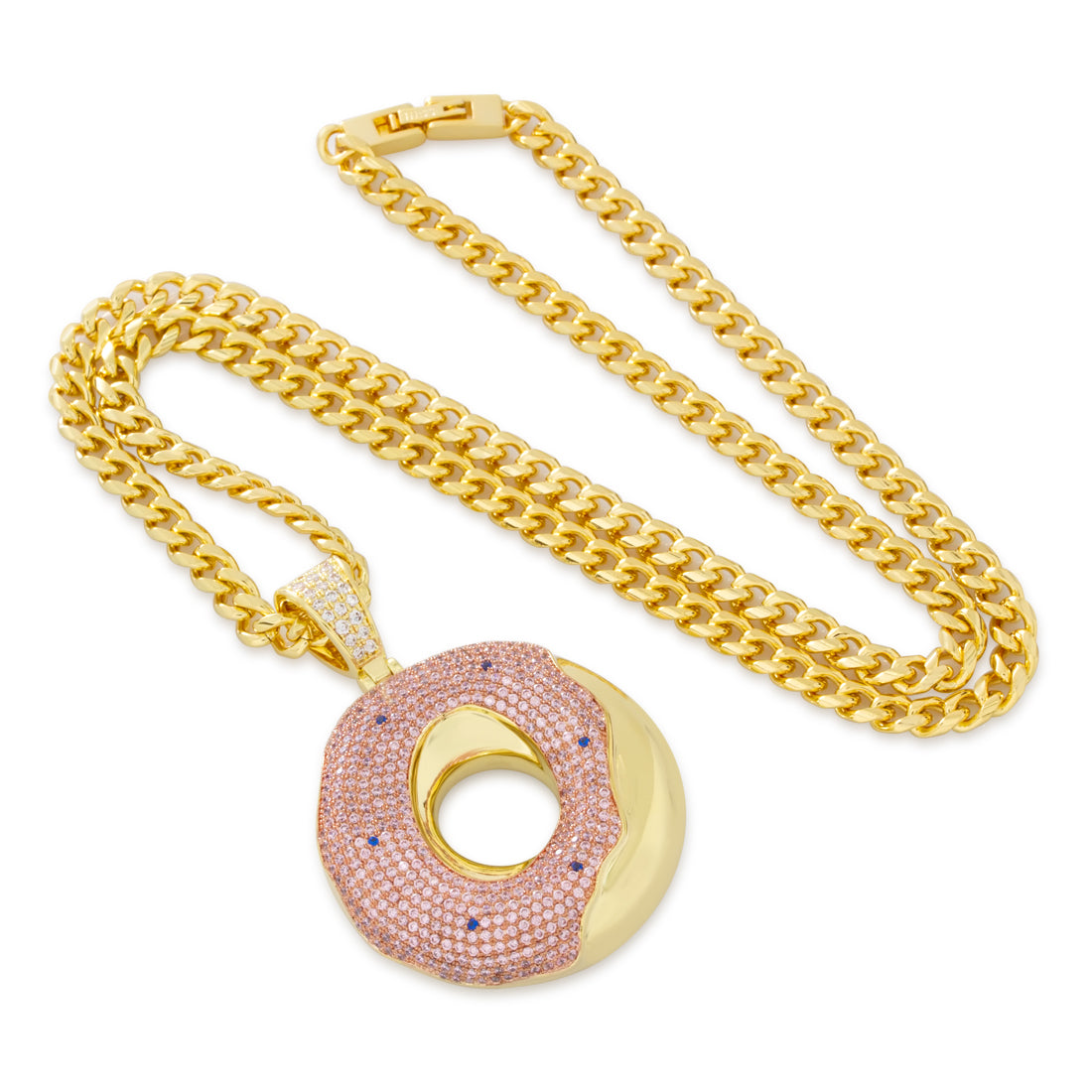 Donut Necklace in by King Ice