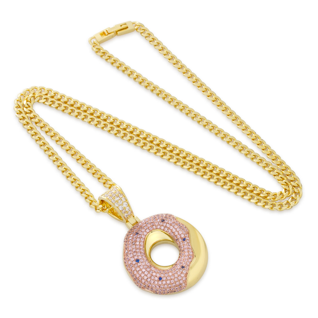 Donut Necklace in by King Ice