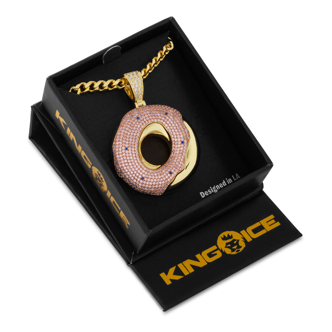 Donut Necklace in by King Ice