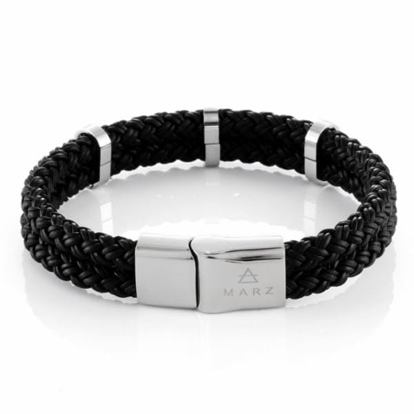 Dual Braid Bracelet by MARZ in Adjustable by King Ice