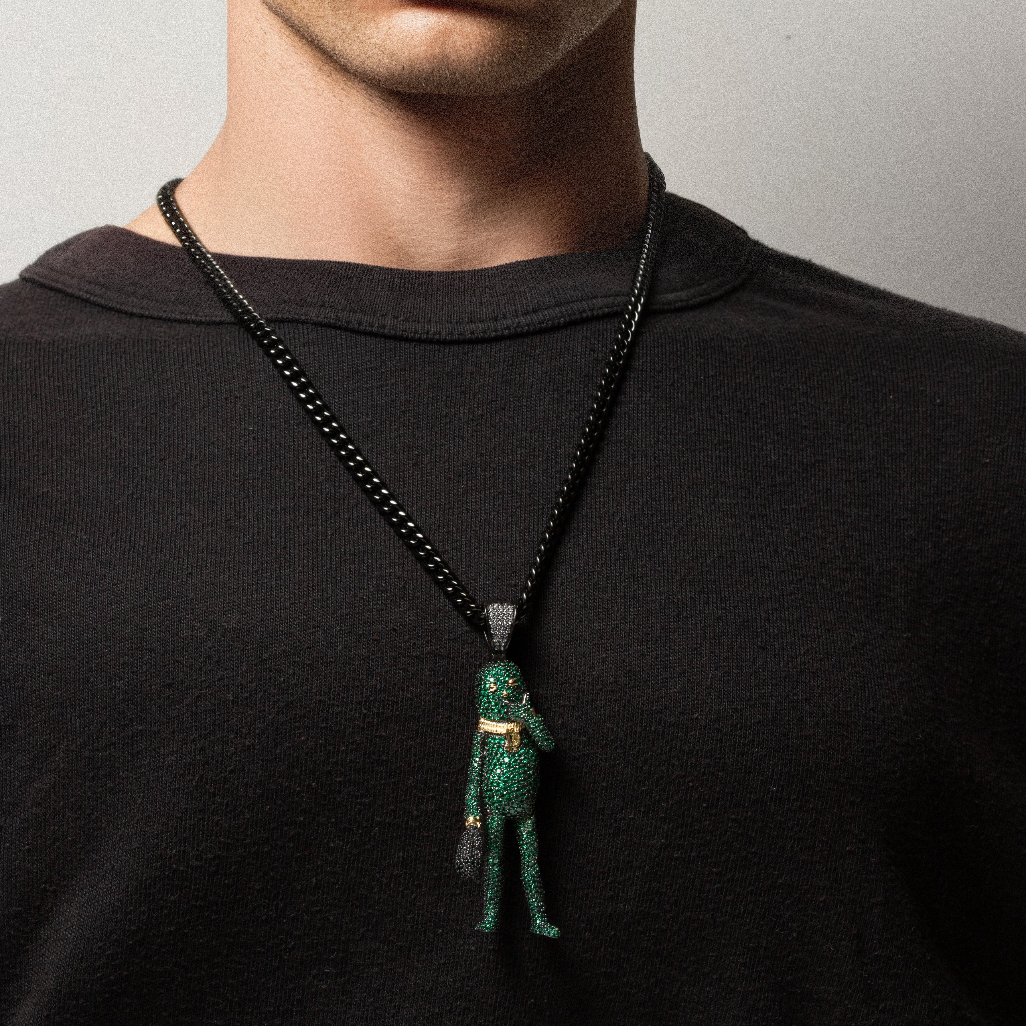 Fortnite x King Ice - Big Dill Necklace in by King Ice