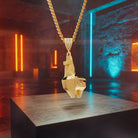 Fortnite x King ice - Crystal Llama Necklace  in  2.4" by King Ice