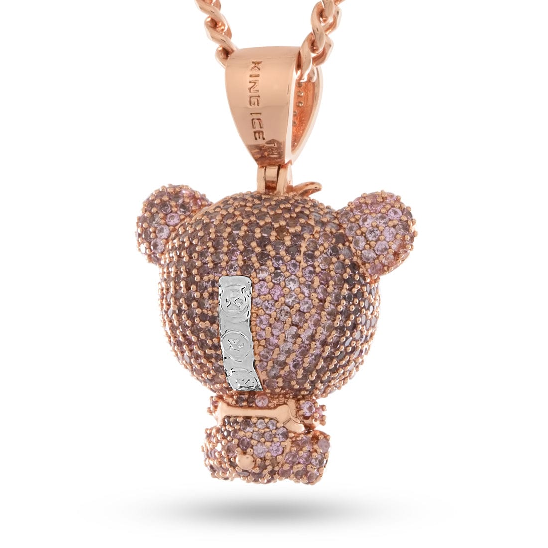 Fortnite x King ice - Cuddlebear Cutie Necklace in 1.5" by King Ice