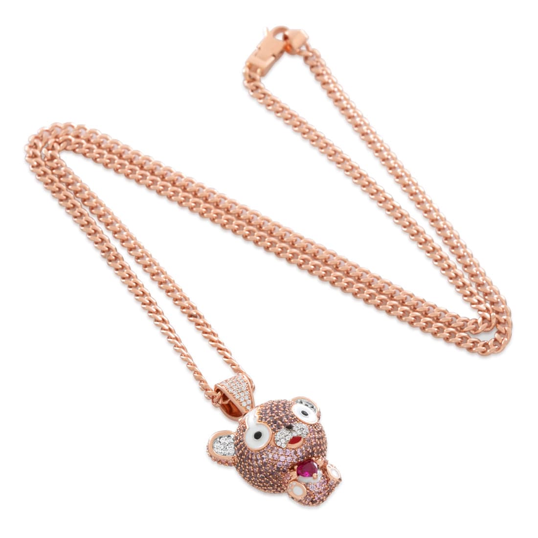 Fortnite x King ice - Cuddlebear Cutie Necklace in 1.5" by King Ice