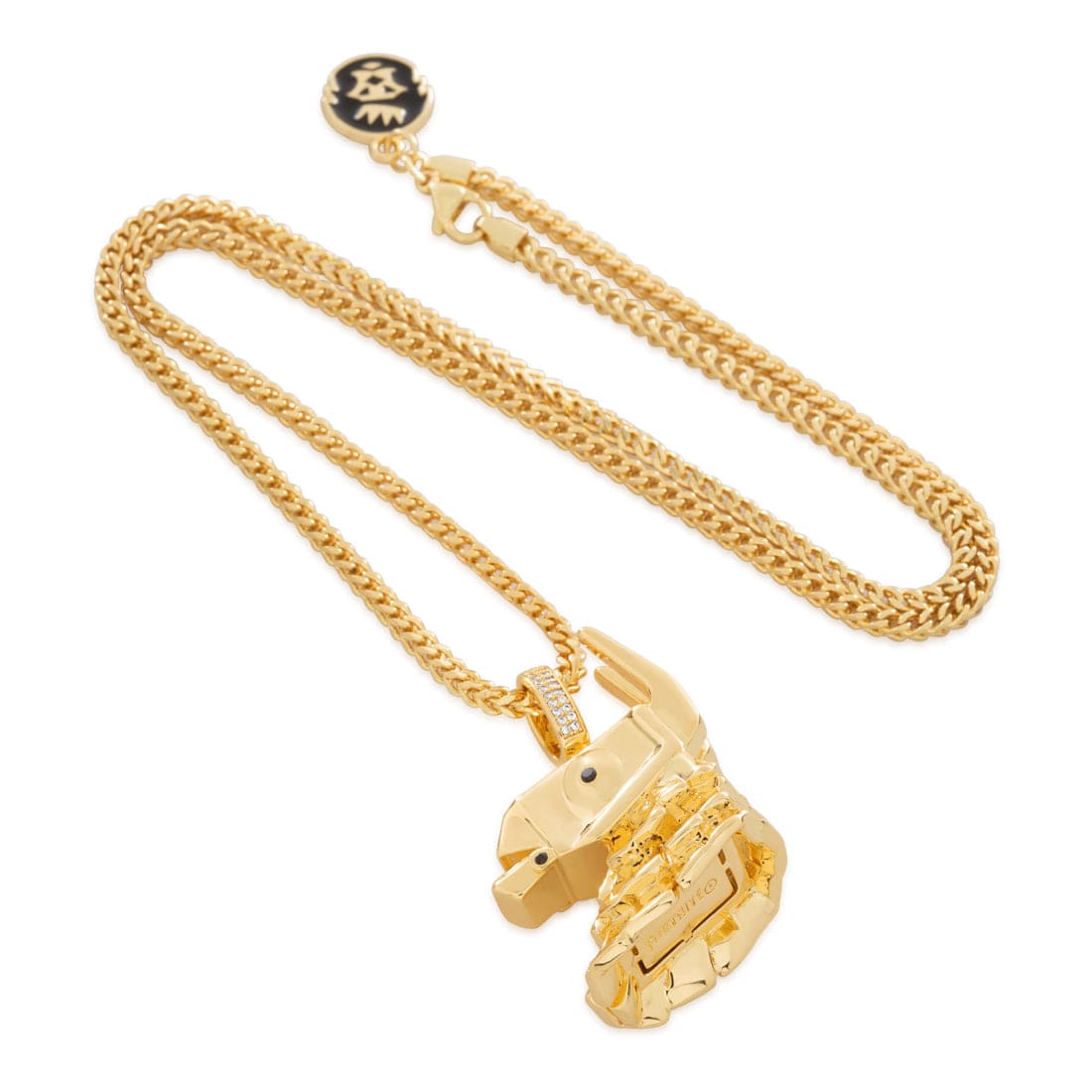 Fortnite x King Ice - Mythic Prized Lama Necklace in 14K Gold / 1.6" by King Ice