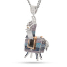 Fortnite x King ice - Supply Llama Stash Necklace  in  3" by King Ice