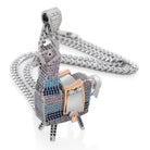 Fortnite x King ice - Supply Llama Stash Necklace  in  3" by King Ice