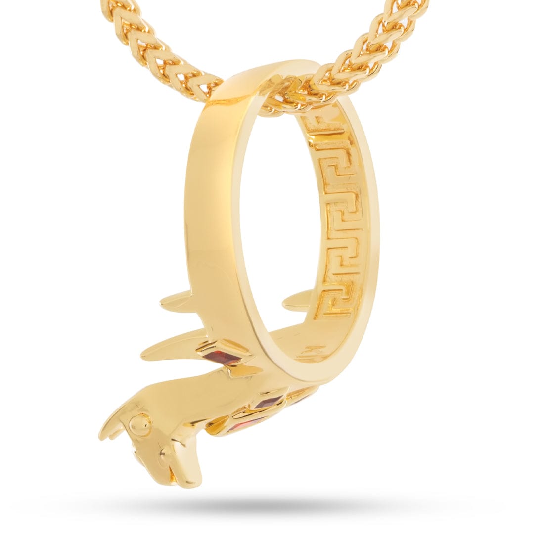 Fortnite x King Ice - Victory Crown Necklace in 14K Gold / 1.5" by King Ice