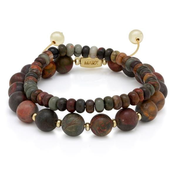 Harmonious Set in 14K Gold / Adjustable by King Ice