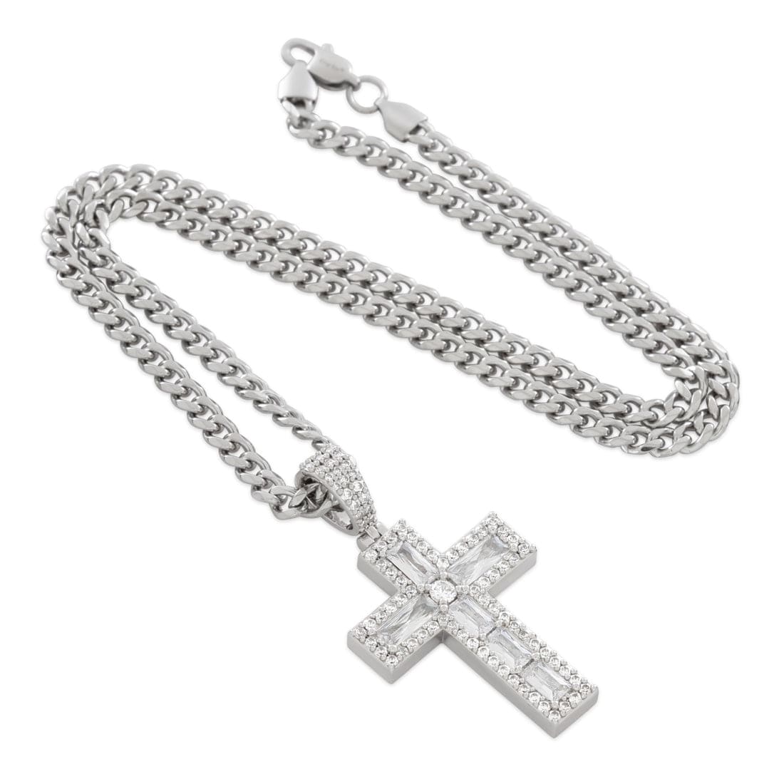 Holdfast Cross Necklace in by King Ice