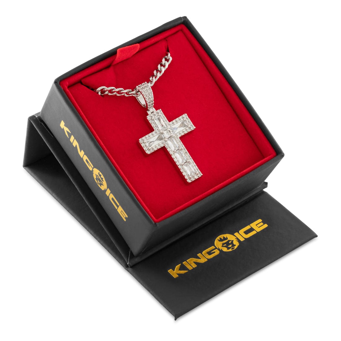 Holdfast Cross Necklace in by King Ice