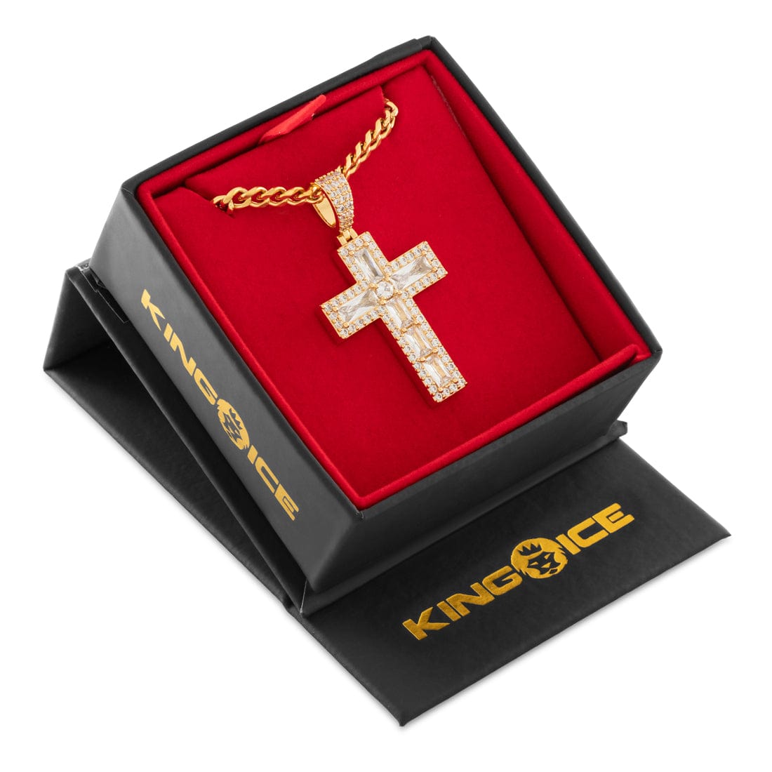 Holdfast Cross Necklace in by King Ice