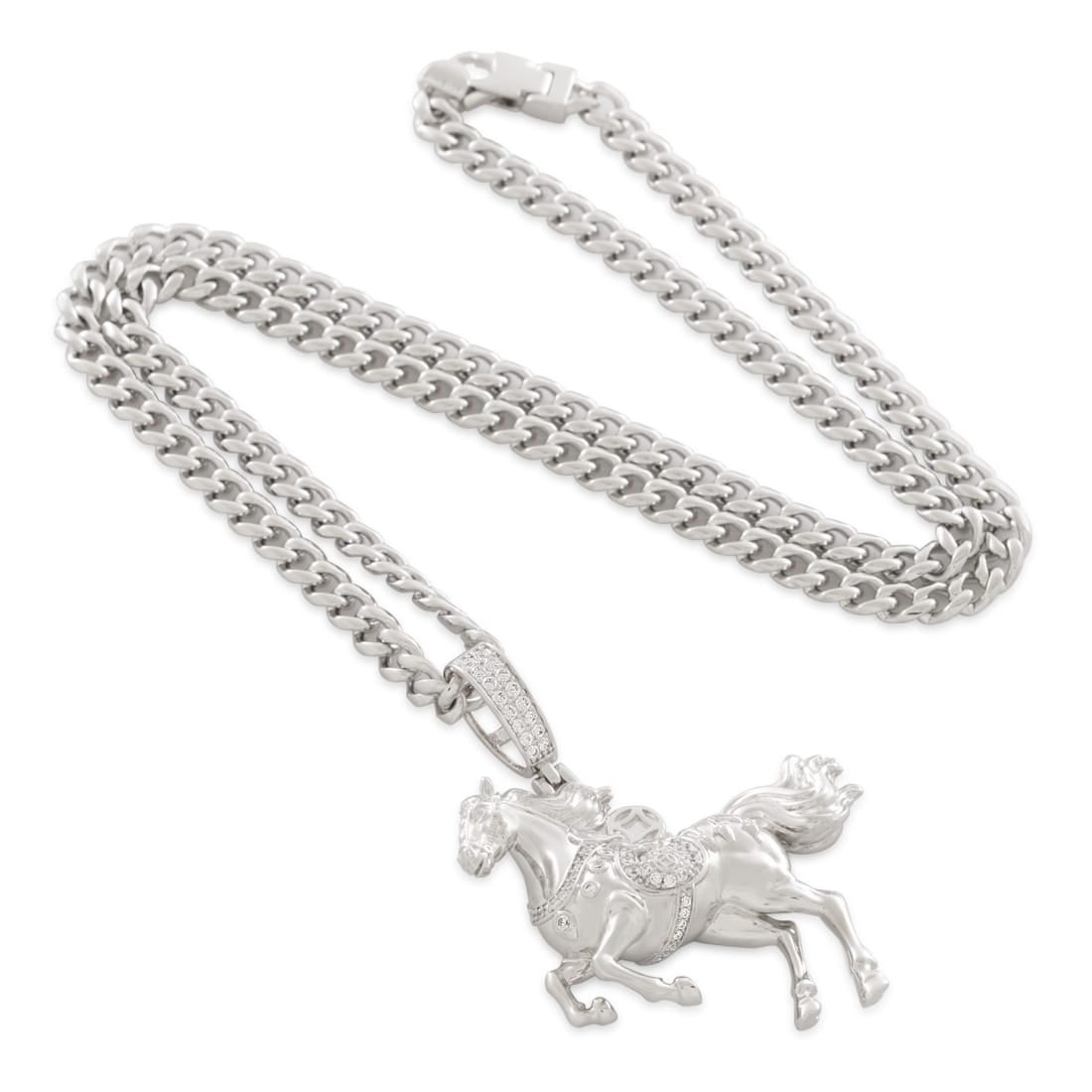 Horse Necklace in by King Ice