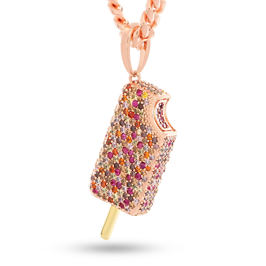 Ice Cream Collection x King Ice - Good Humor™ Strawberry Shortcake Necklace in by King Ice