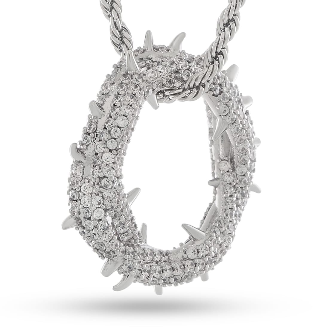 Iced Crown of Thorns Necklace in by King Ice
