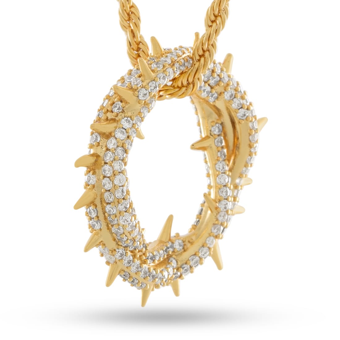 Iced Crown of Thorns Necklace in by King Ice