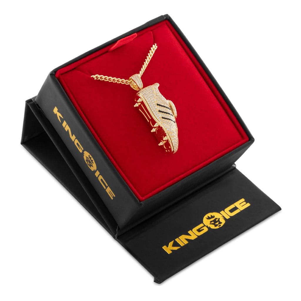 Iced Striker Cleat Necklace in by King Ice