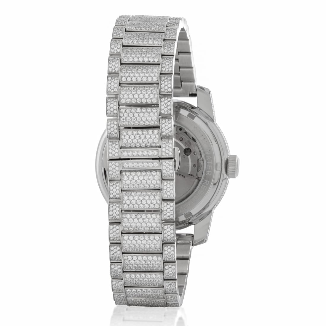 Iced Sunset Automatic Watch: Silver Case / Frost Dial in by King Ice