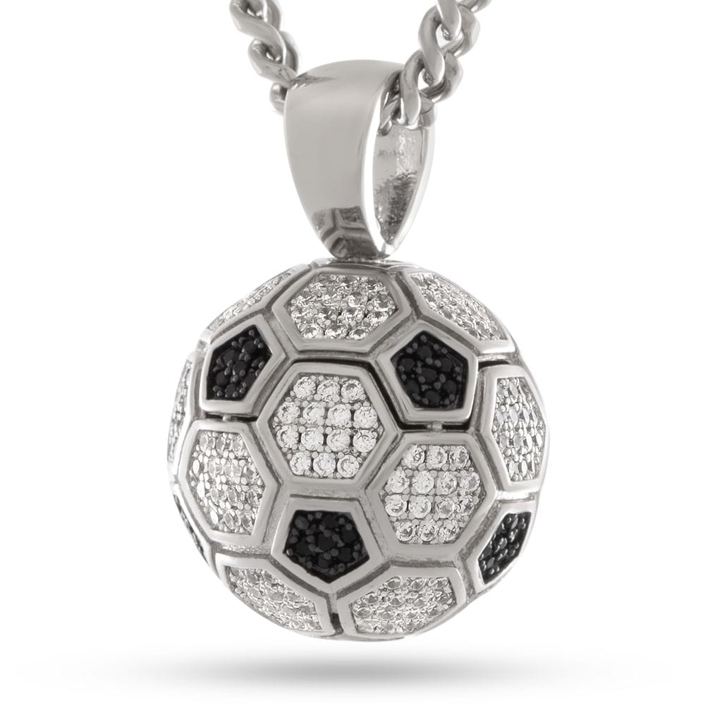 Iced World Match Ball Necklace in by King Ice