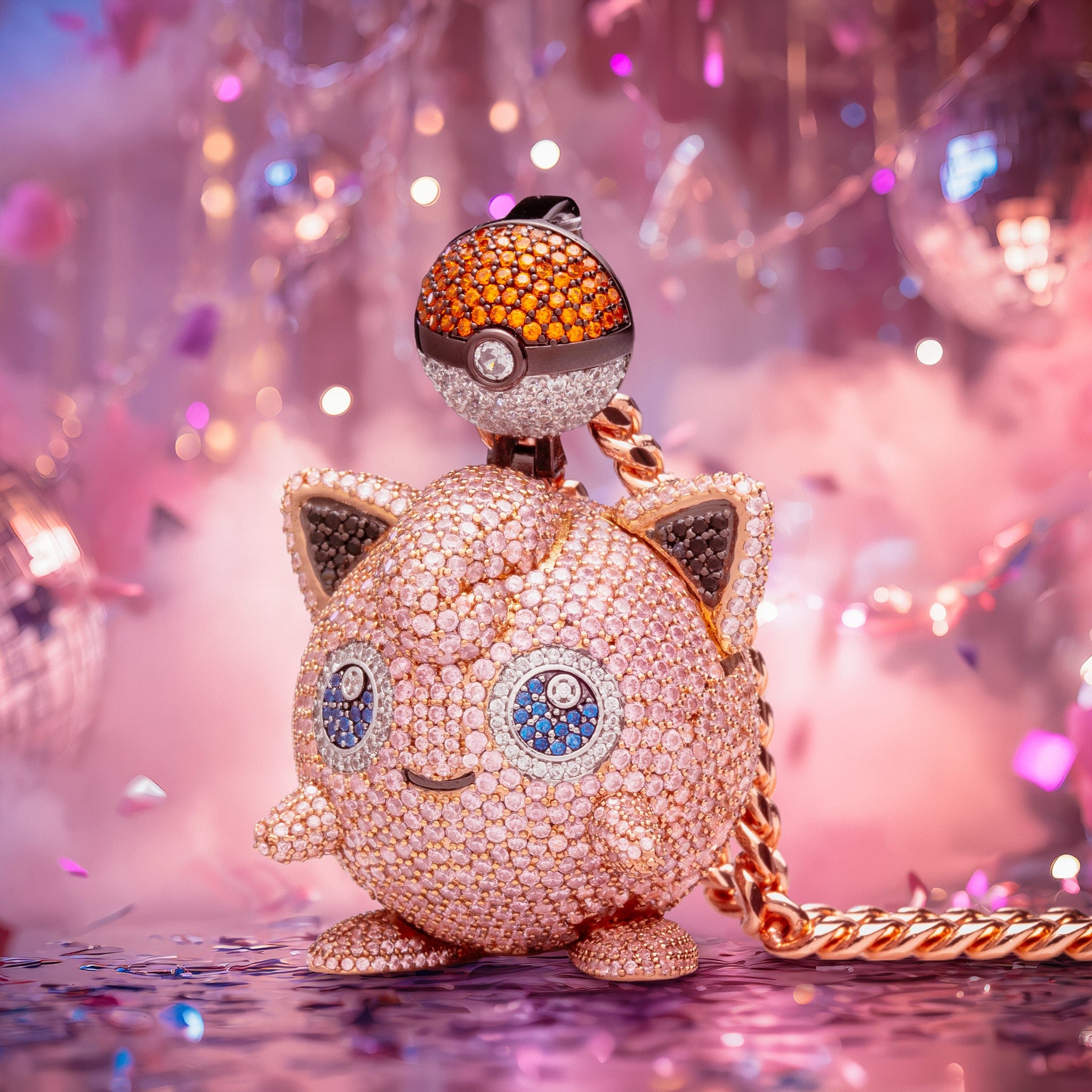 King Ice | Pokémon - Jigglypuff Necklace in 2" by King Ice