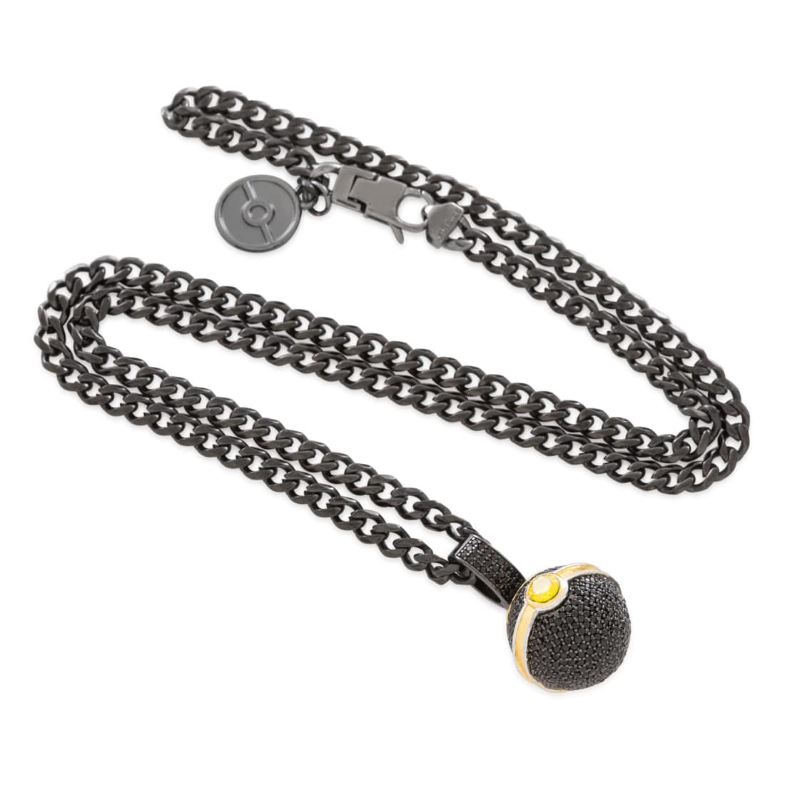 King Ice | Pokémon - Luxury Ball Necklace in Black Gold / 1.1" by King Ice